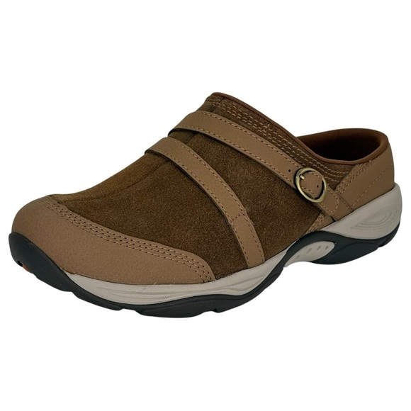 Easy Spirit Equinox Light Brown Leather Womens Mules Size 8M - Picture 2 of 12